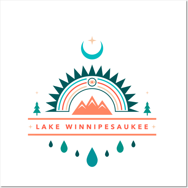 Lake Winnipesaukee boho Wall Art by LeapDaze